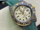 2021 Super Clone Rolex Diw GMT-Master 2 Watch JH Factory Cal.3186 Smoked Yellow Dial Green fabric Leather Strap (2)_th.jpg